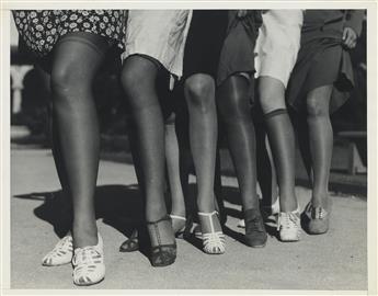 (HAPPY FEET) A selection of 37 diverse photographs showing feet, legs, and footwear in action, elegantly posed, and in situ.